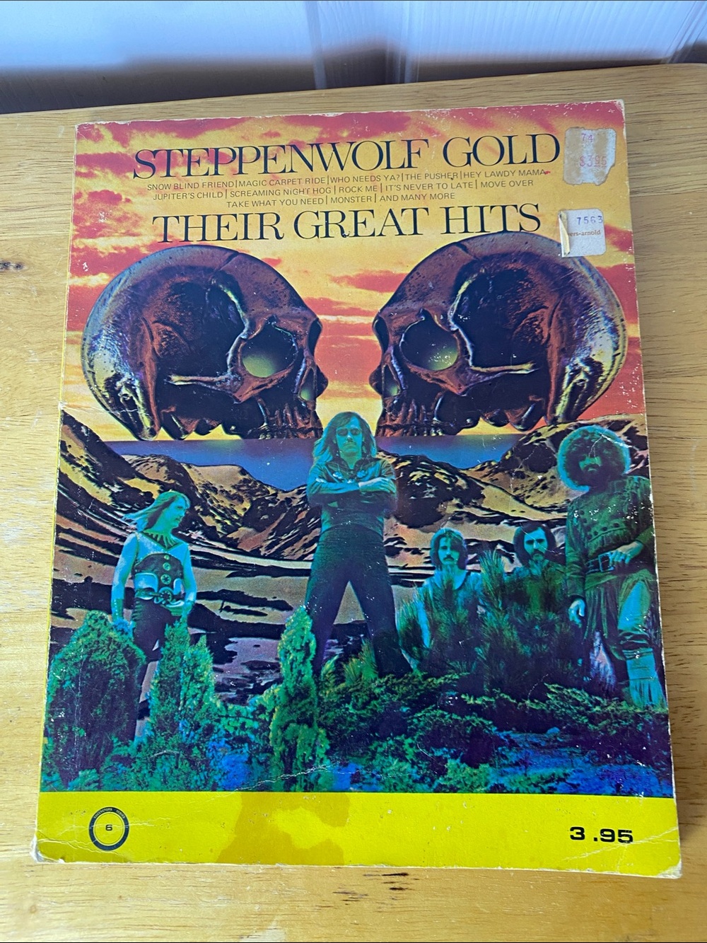 Steppenwolf Gold Their Great Hits Song Book Music Vintage